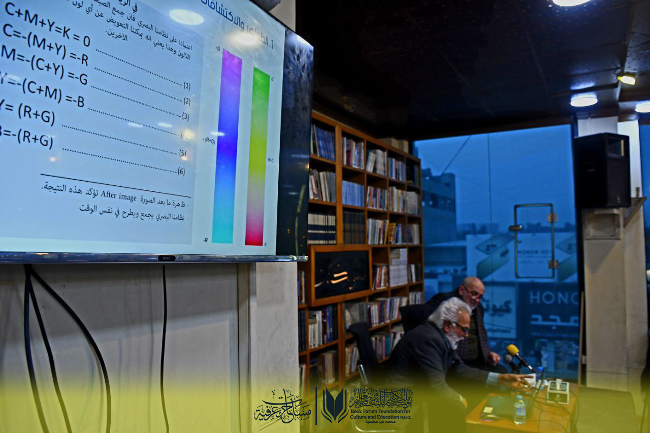 ثنائية اللون بين الفيزياء والفن: قراءة في نظرية الإسقاط التفاضلي