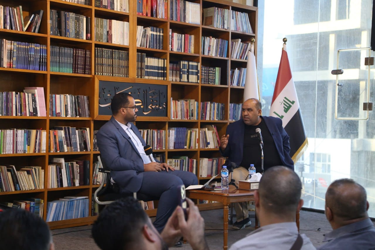 إستضافة الباحث حسين سعدون في ملتقى الكتاب