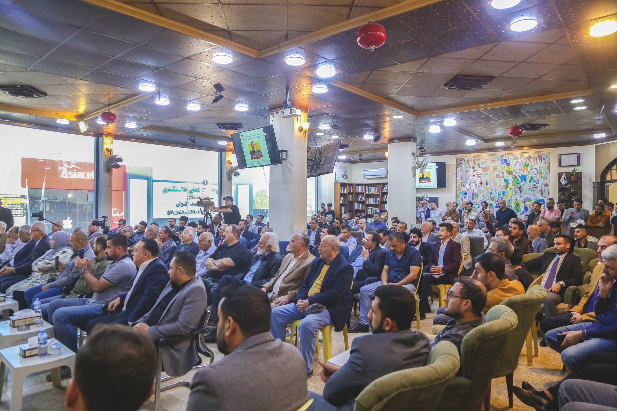 إستضافة الباحث حسين سعدون في ملتقى الكتاب